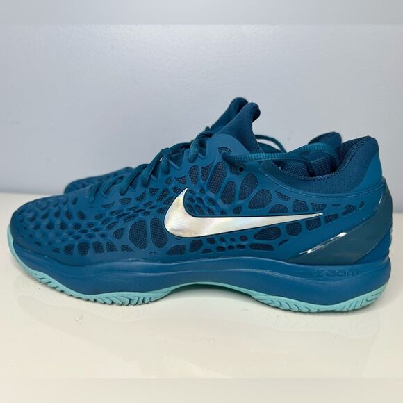 Size 13 Nike Rafa Nadal Cage 3 2018 Roland Garros Tennis 918193-300 Blue - Picture 1 of 7